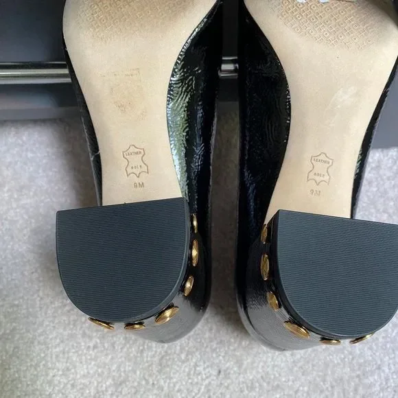 TORY BURCH Women 57517 Kira Patent Leather Logo Pumps - NEW NWOB - Picture 10 of 10